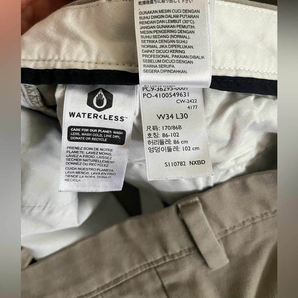 MENS DOCKERS SLIM FIT KHAKI CHINO PANTS - Picture 5 of 5
